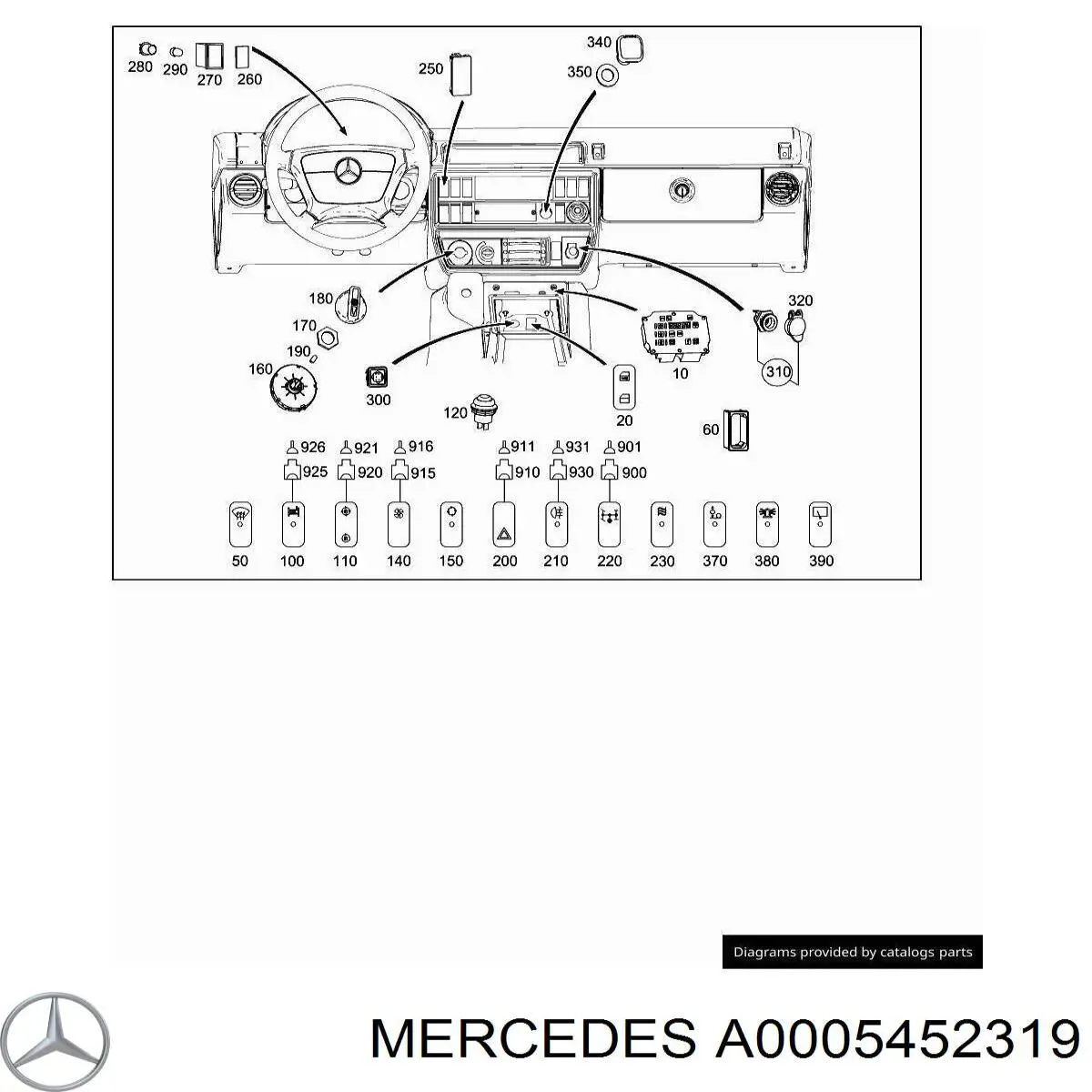 A0005452319 Mercedes 