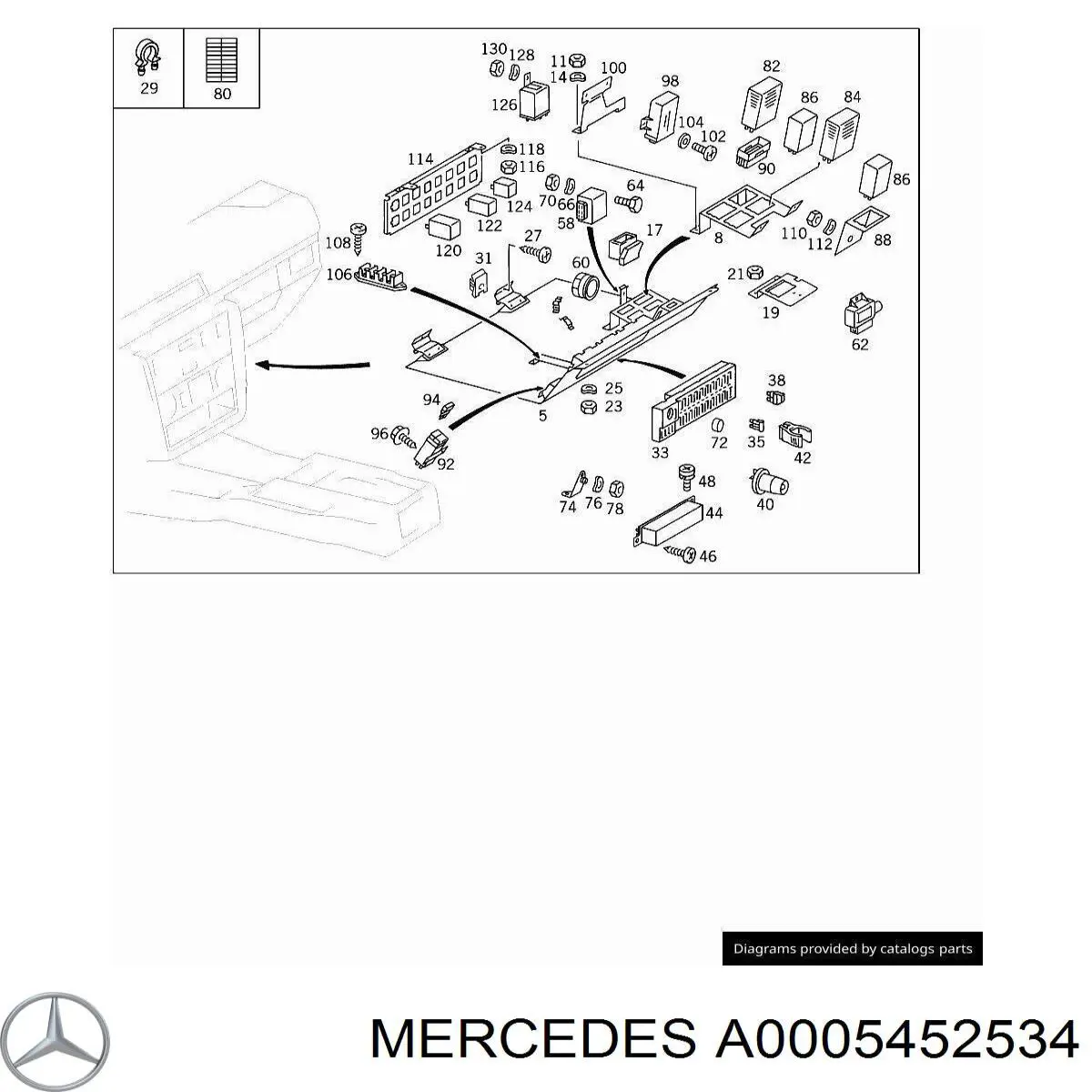 A0005452534 Mercedes