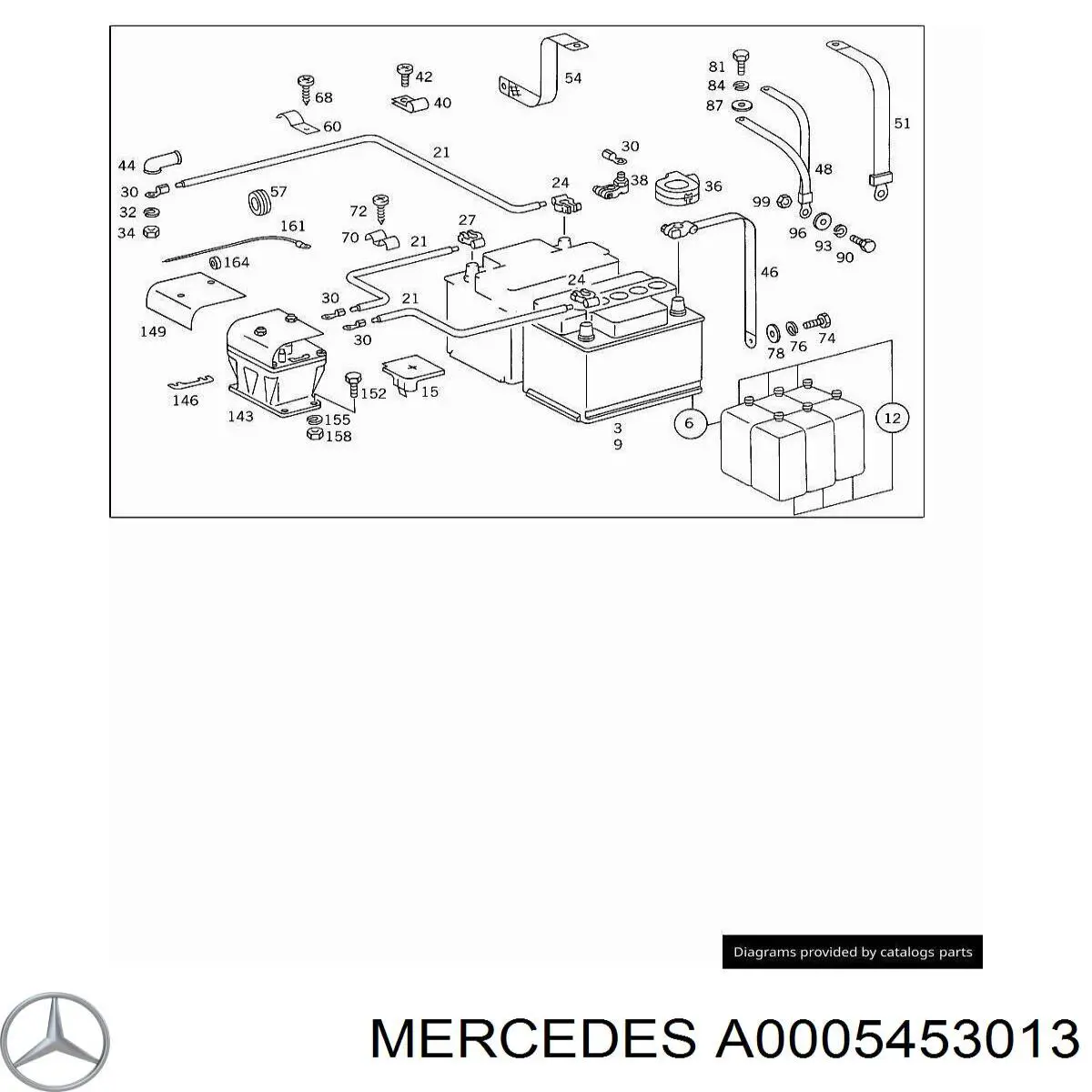 A0005453013 Mercedes conmutador de arranque