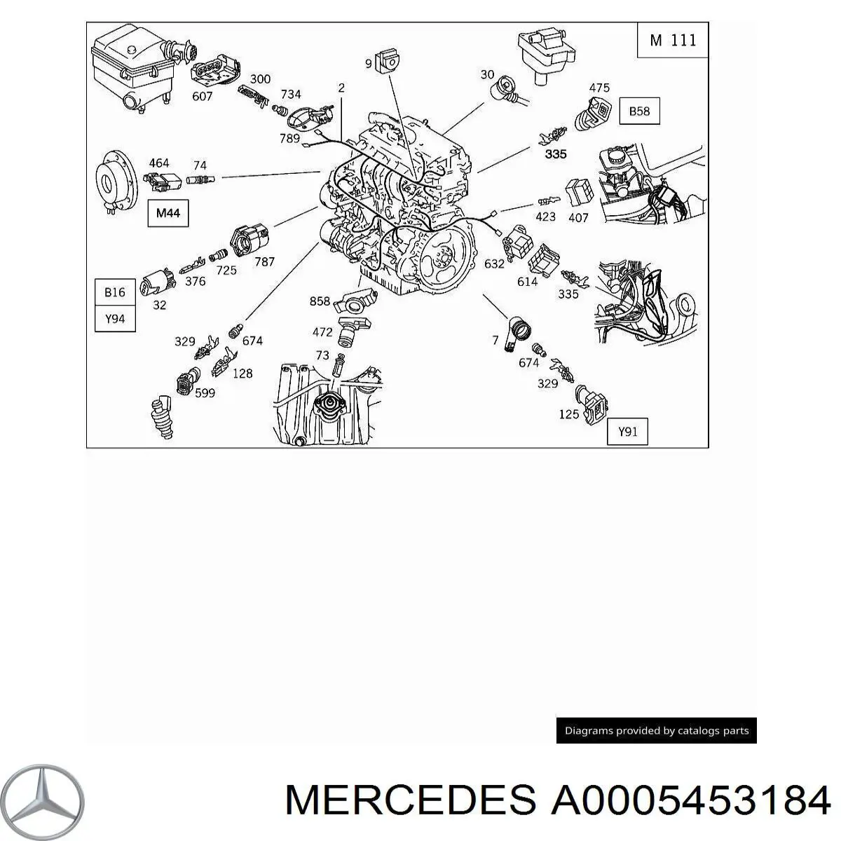 A0005453184 Mercedes 