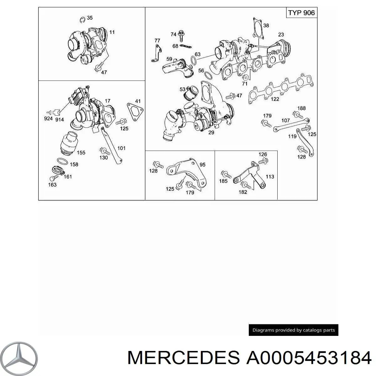  Mercedes A0005453184 precio, desde 13,01 EUR