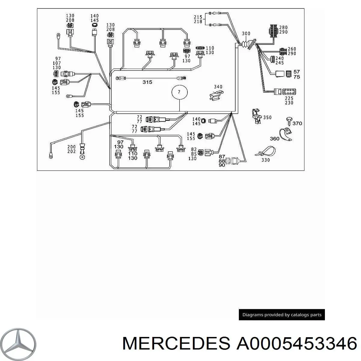  Mercedes A0005453346 precio, desde 5,96 EUR