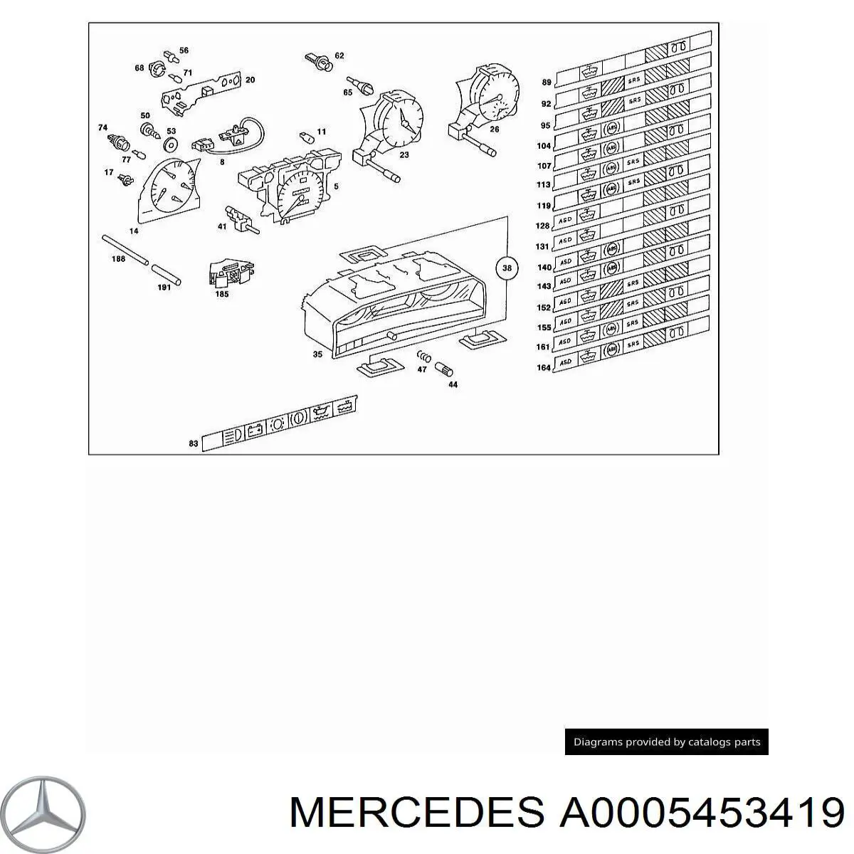 A0005453419 Mercedes