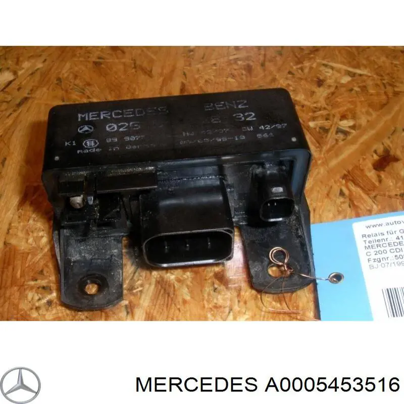 Relé de bujía de precalentamiento Mercedes A0005453516 precio, desde 73,61 USD