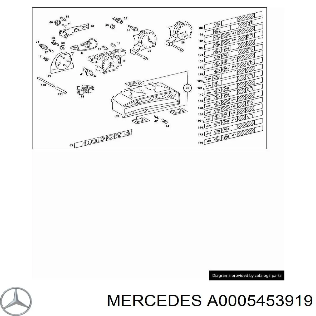 A0005453919 Mercedes