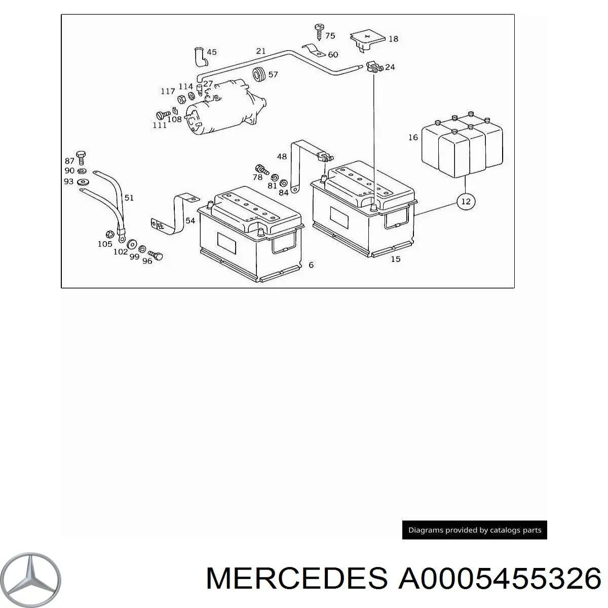  Mercedes A0005455326 precio, desde 3,22 EUR