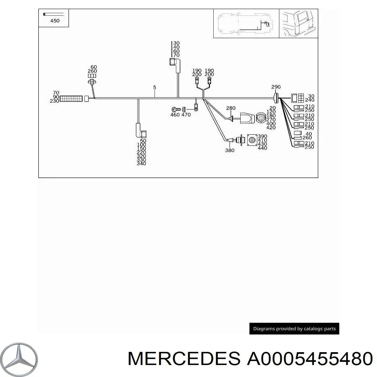  Mercedes A0005455480 precio, desde 24,70 EUR
