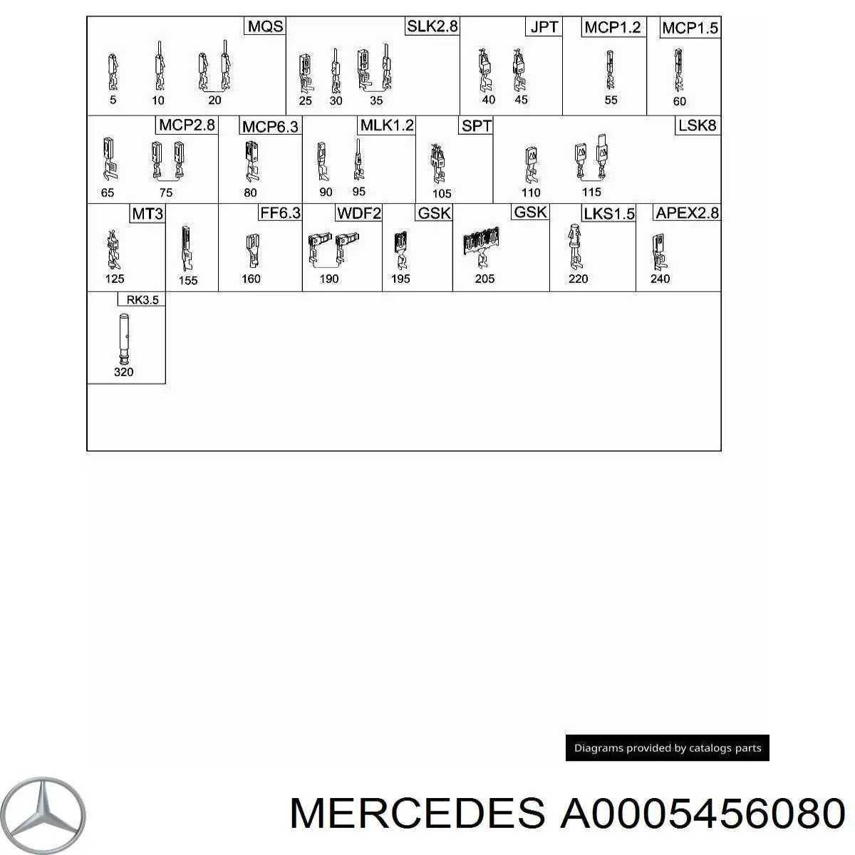  A0005456080 Mercedes