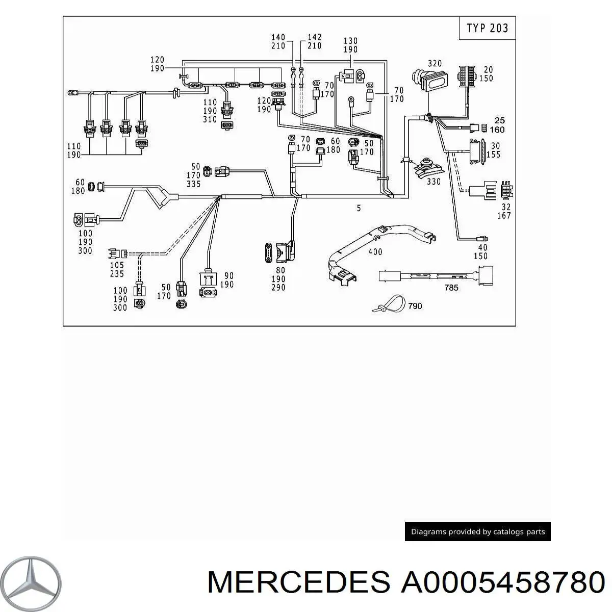 A0005458780 Mercedes 