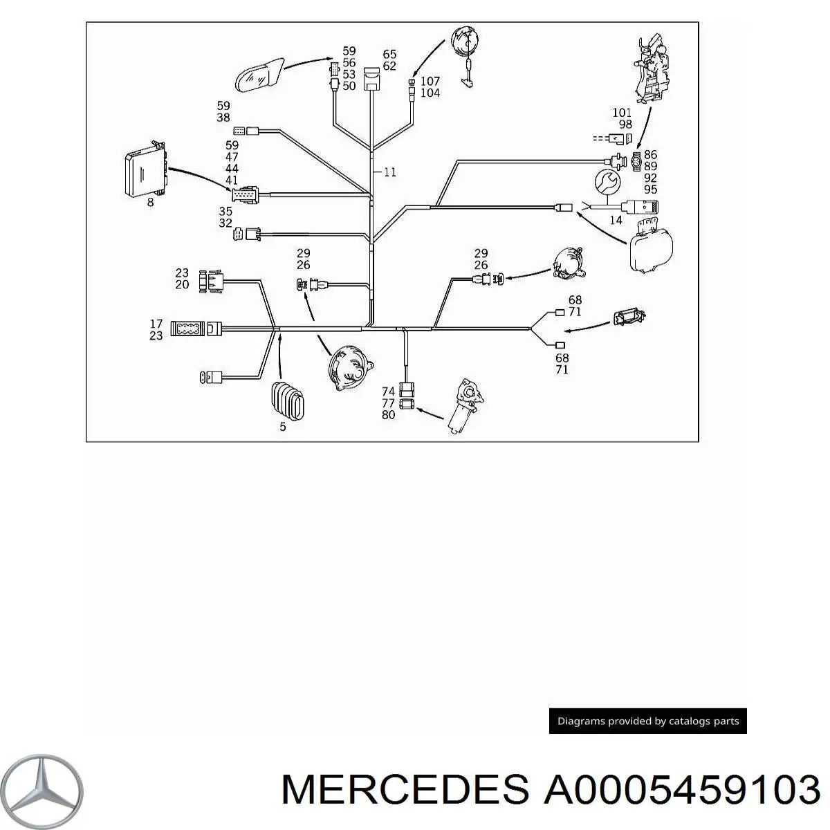 A0005459103 Mercedes 