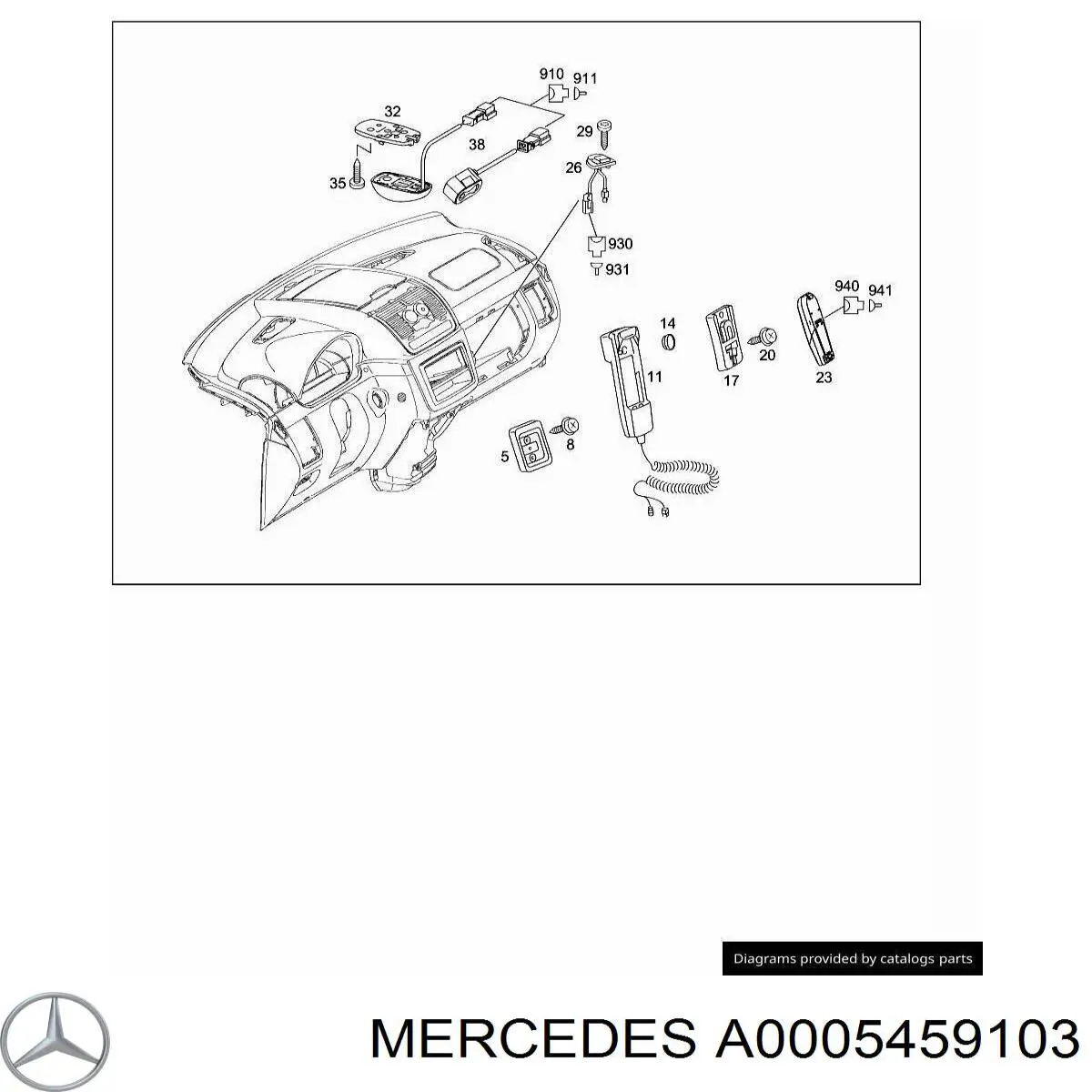  A0005459103 Mercedes