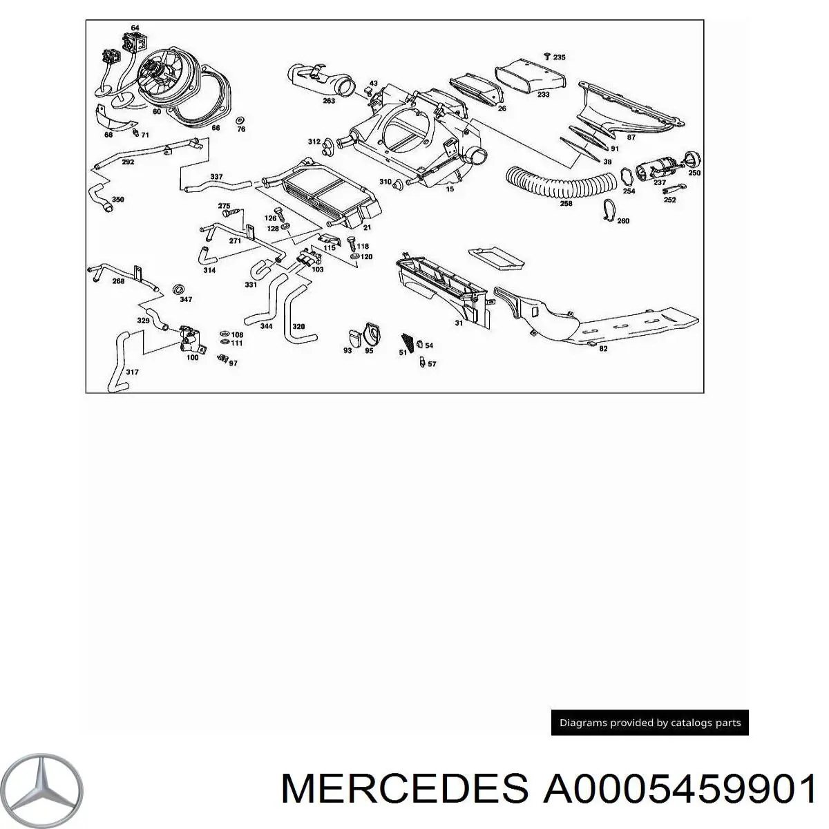 Caja reles Mercedes A0005459901