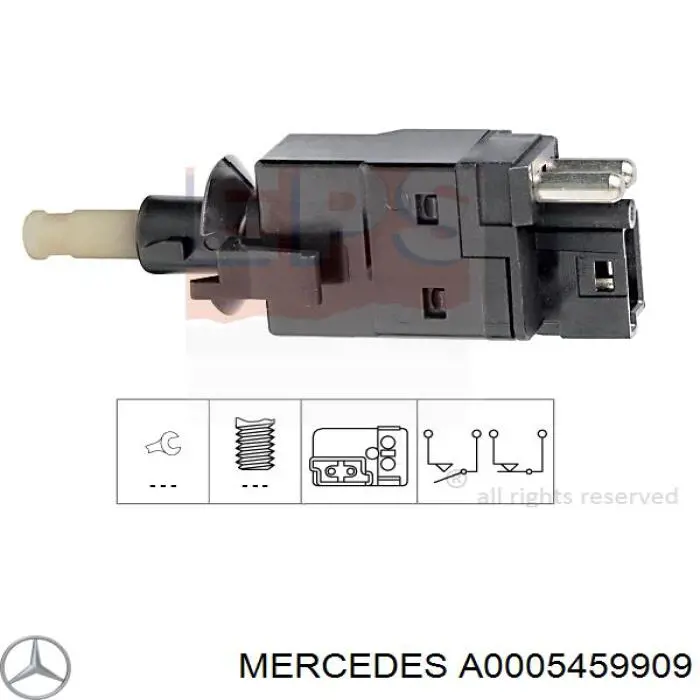 Comprar A0005459909 Mercedes Interruptor de luz de freno