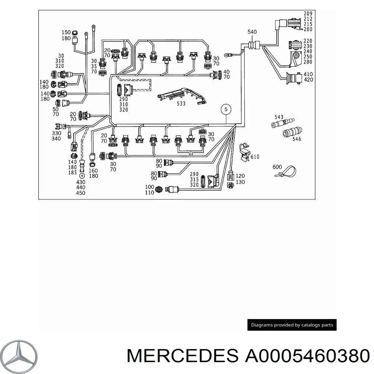 A0005460380 Mercedes 
