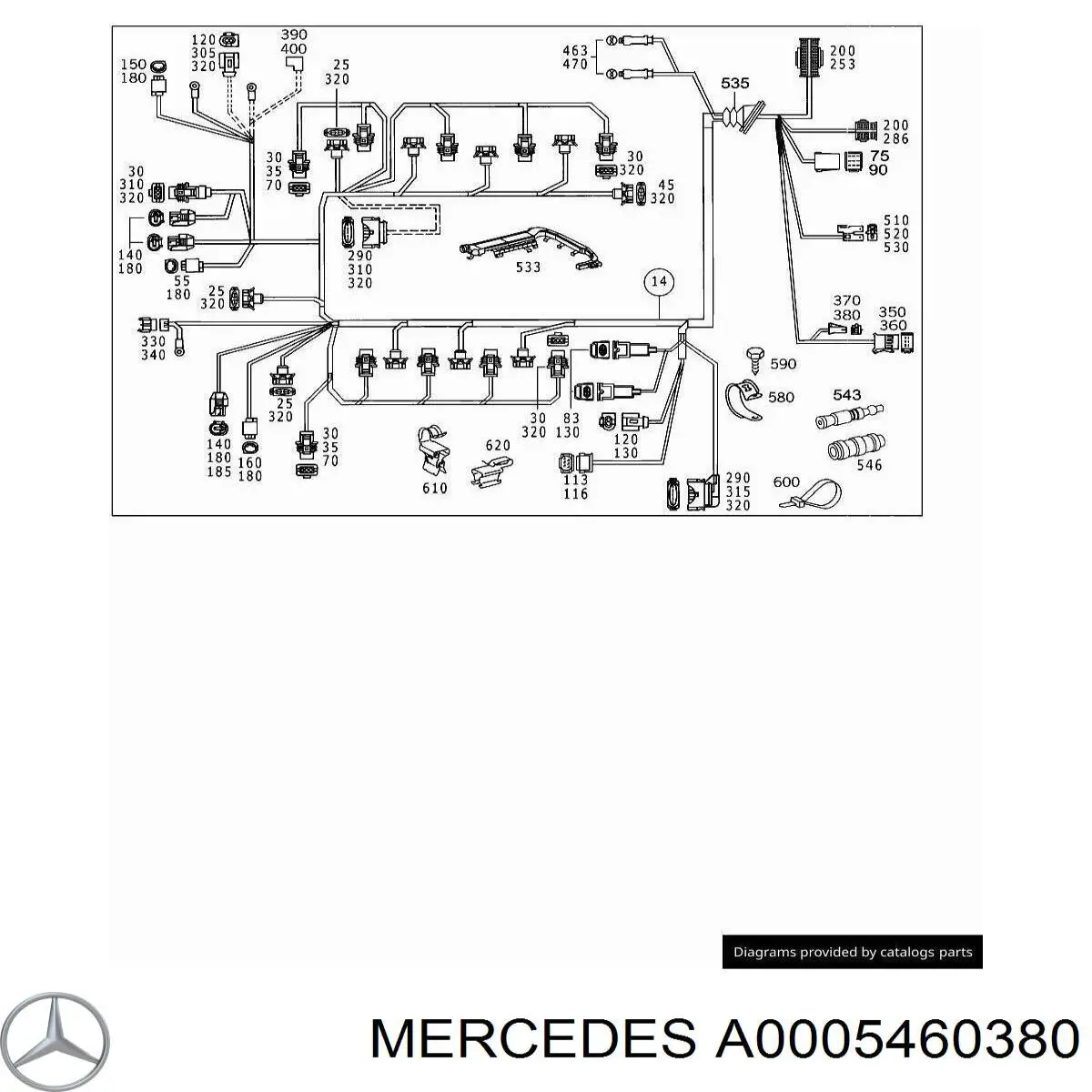  Mercedes A0005460380 precio, desde 23,58 EUR