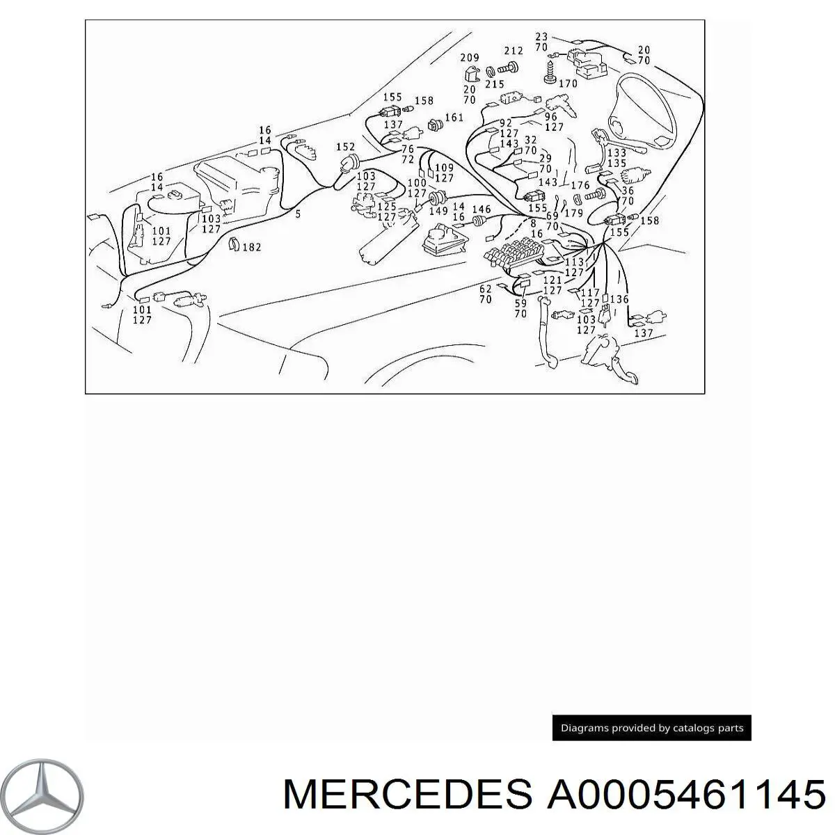  Mercedes A0005461145 precio, desde 3,96 EUR