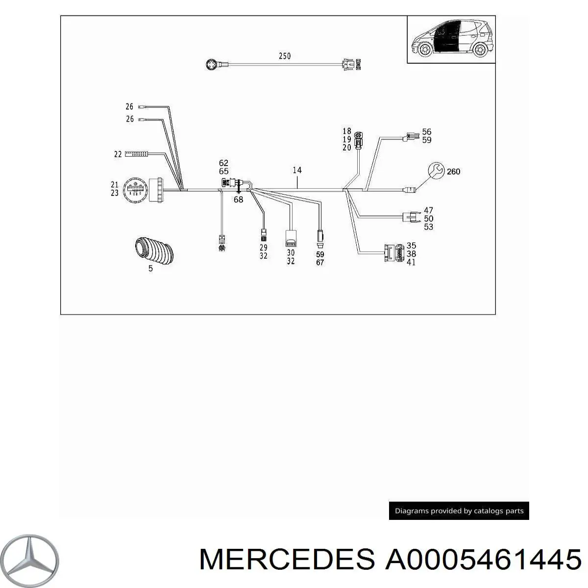  Mercedes A0005461445 precio, desde 2,12 EUR