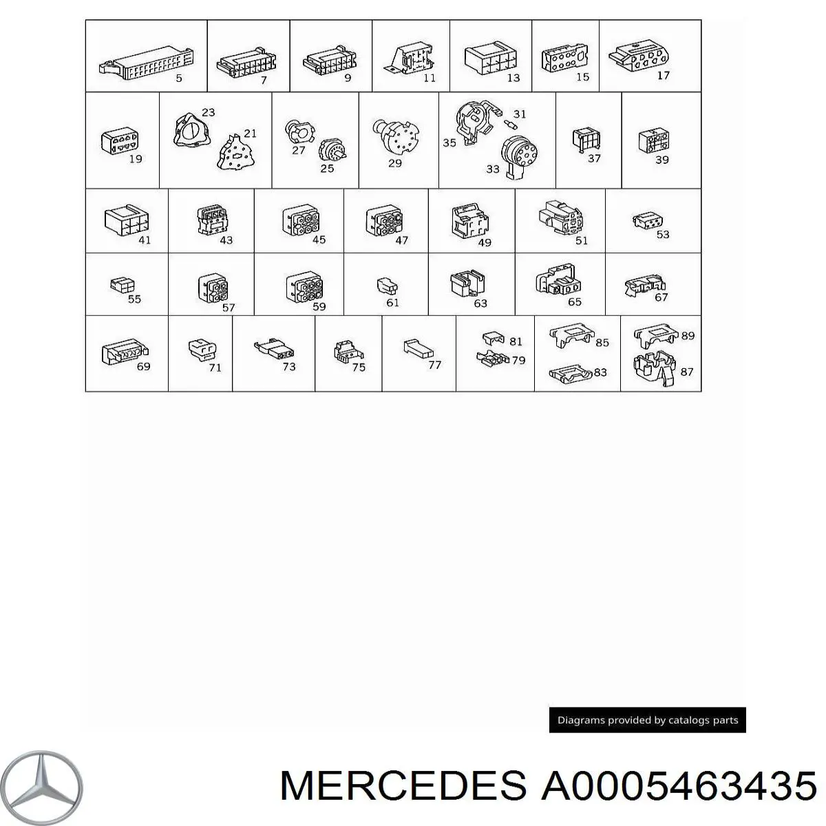 A0005463435 Mercedes 