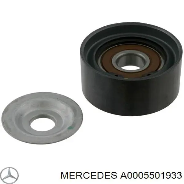 Polea inversión / guía, correa poli V A0005501933 Mercedes