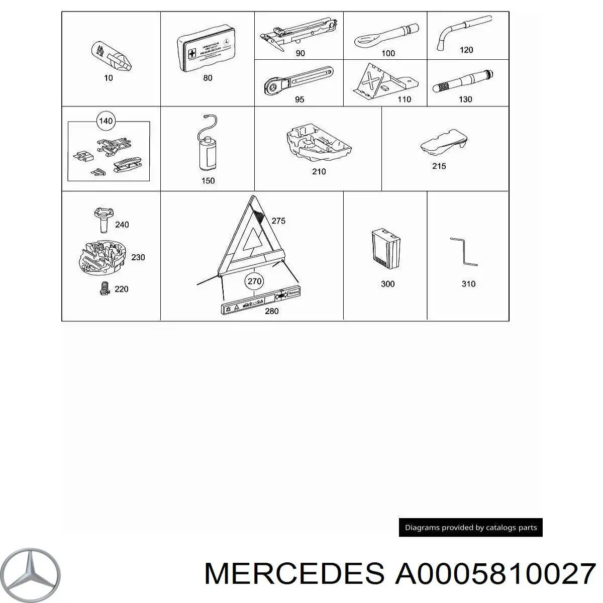 A0005810027 Mercedes