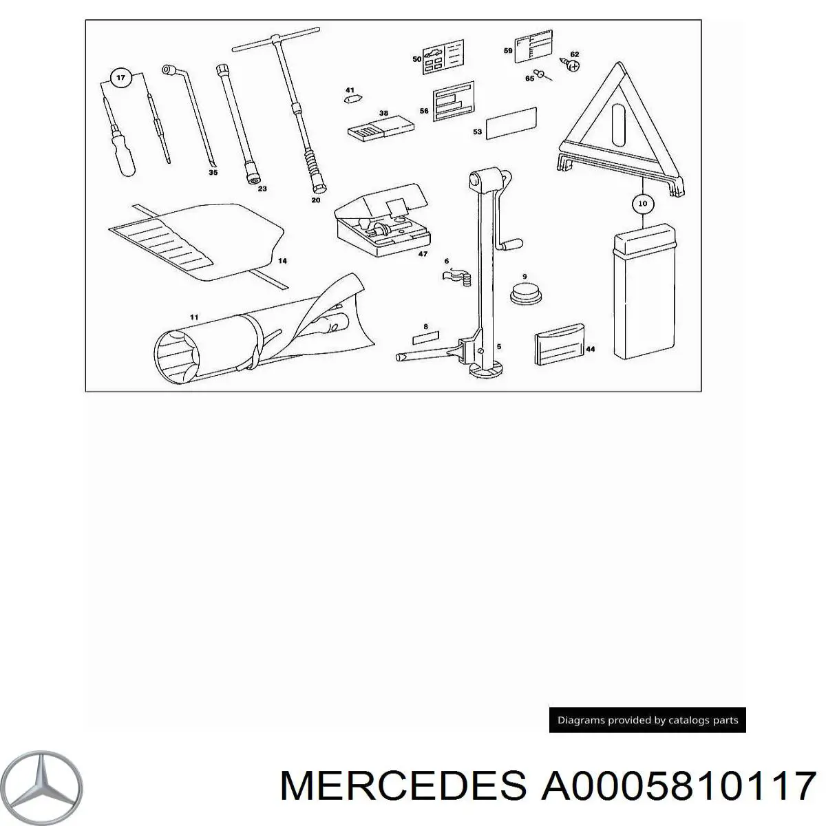 A0005810117 Mercedes 