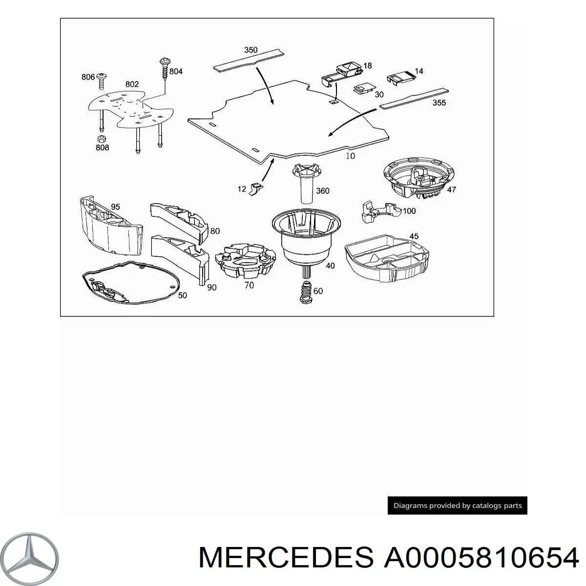  Mercedes A0005810654 precio, desde 9,74 EUR