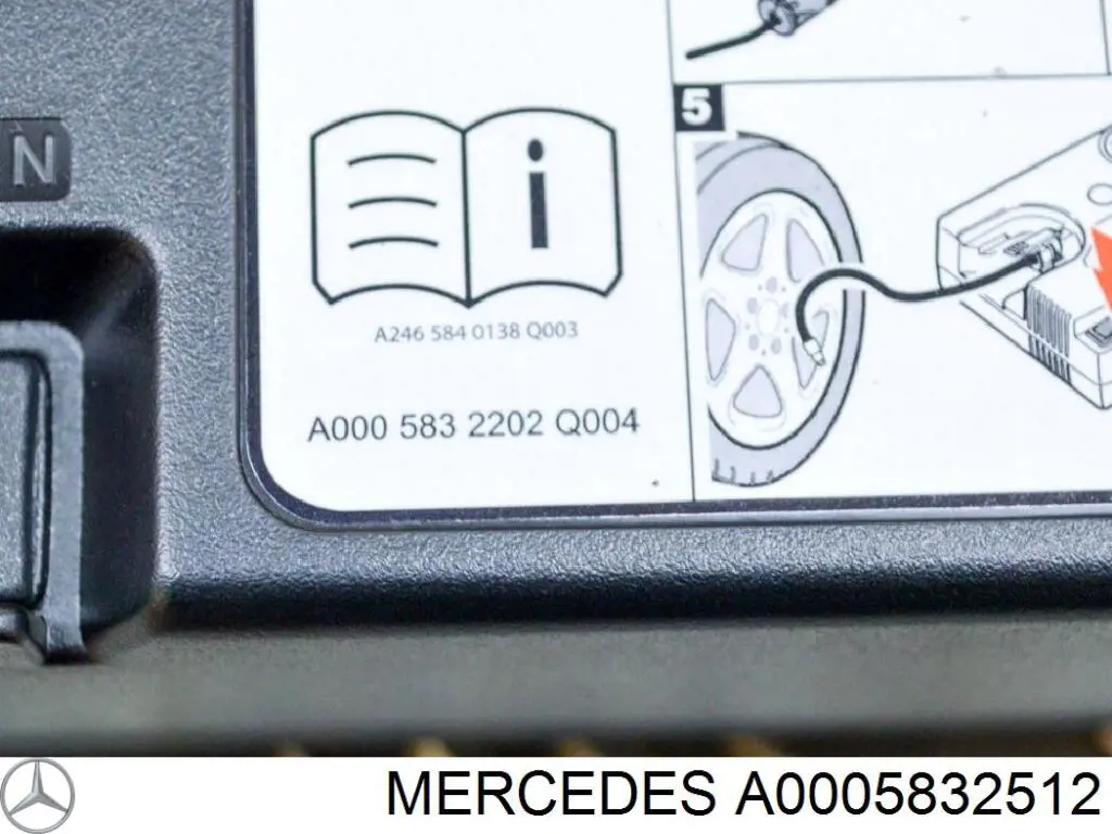 Sellador de neumáticos Mercedes A0005832512 precio, desde 110,23 EUR