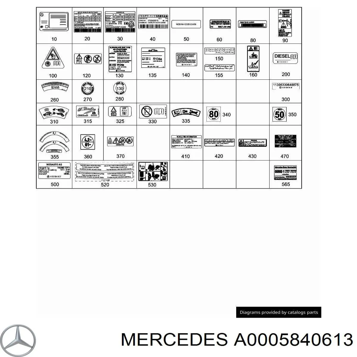 A0005840613 Mercedes