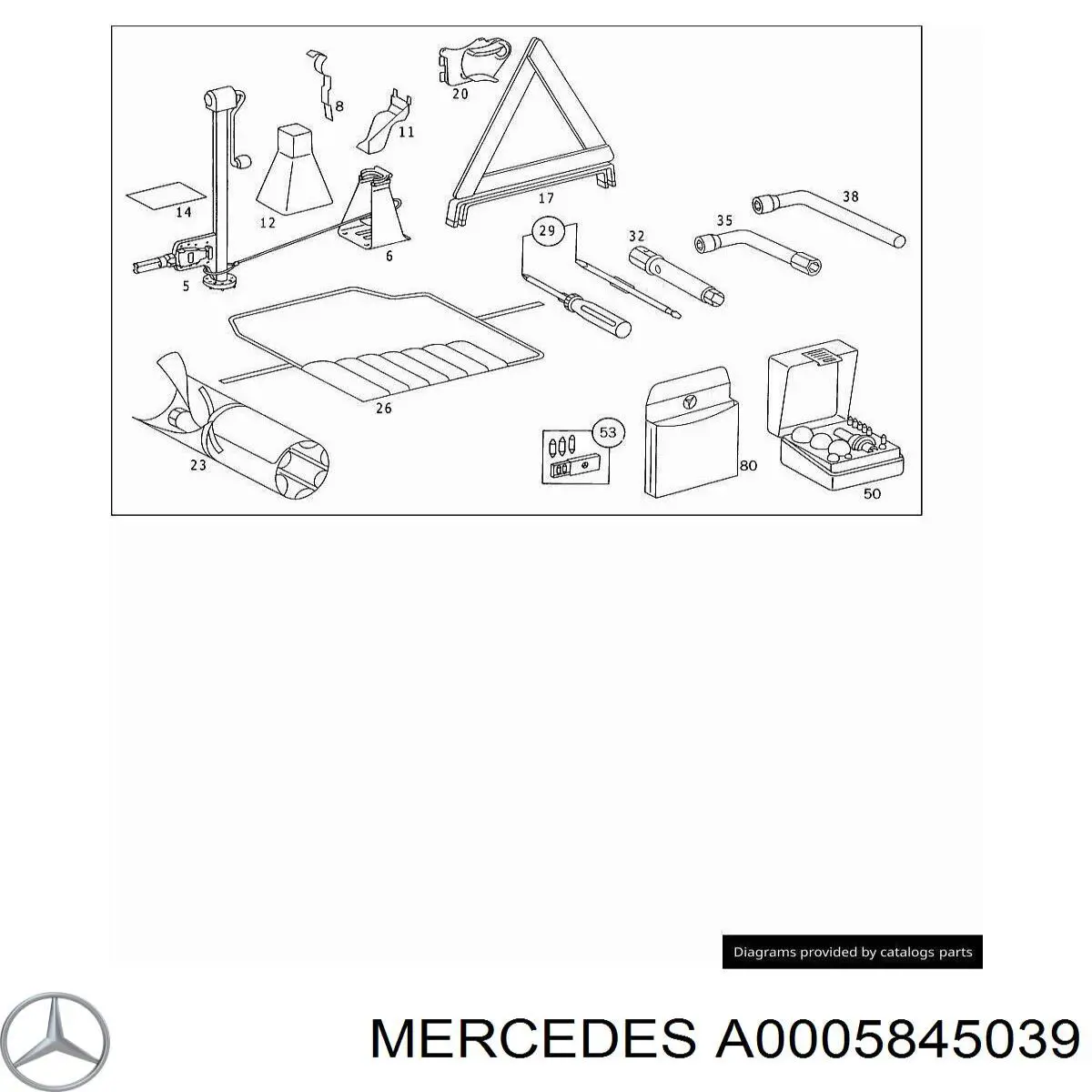 A0005845039 Mercedes