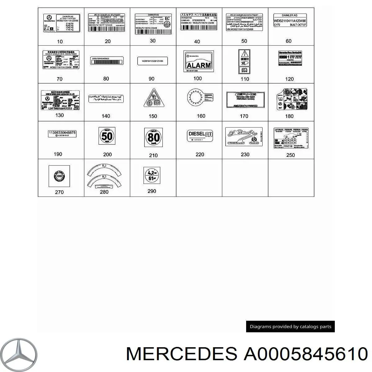 A0005845610 Mercedes