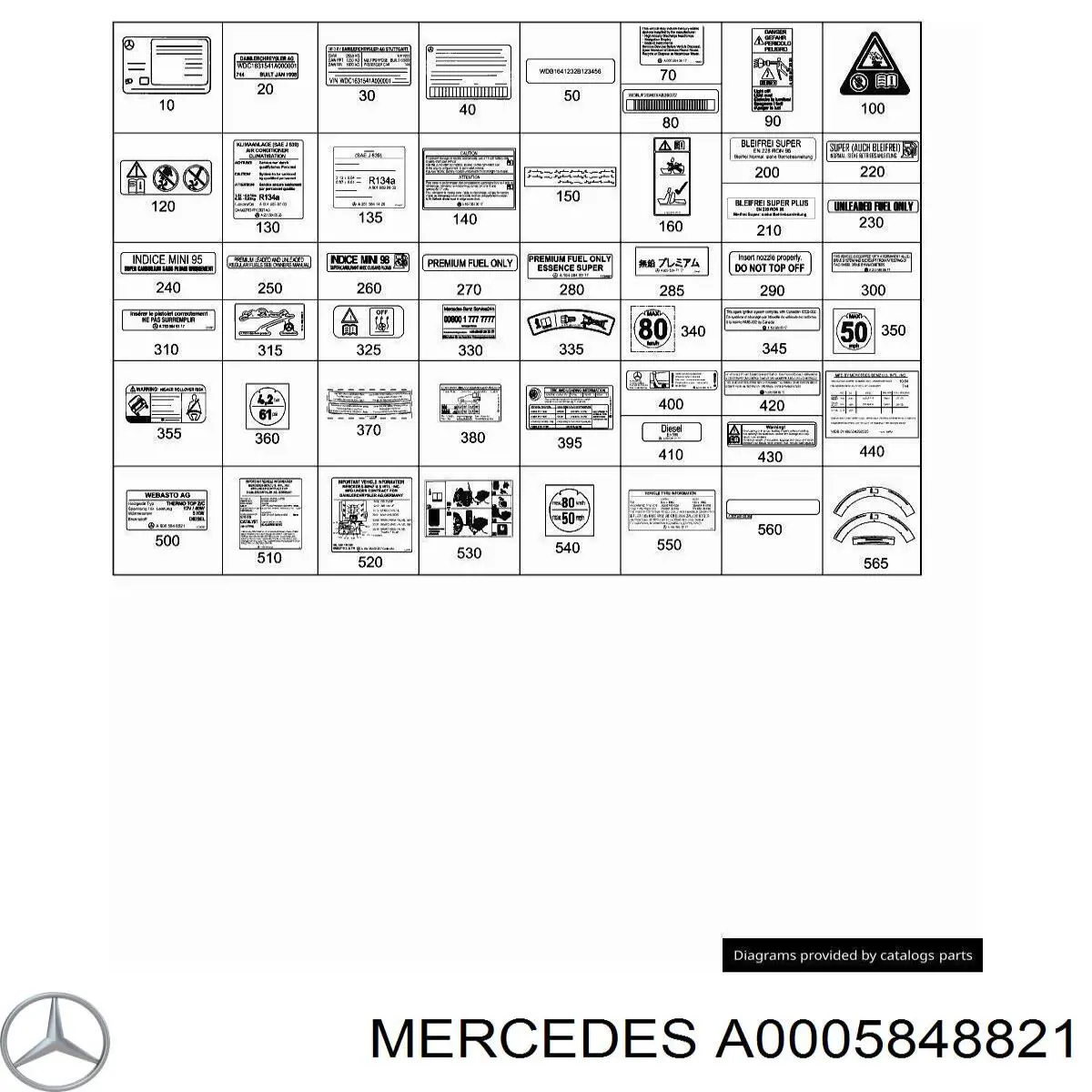 A0005848821 Mercedes