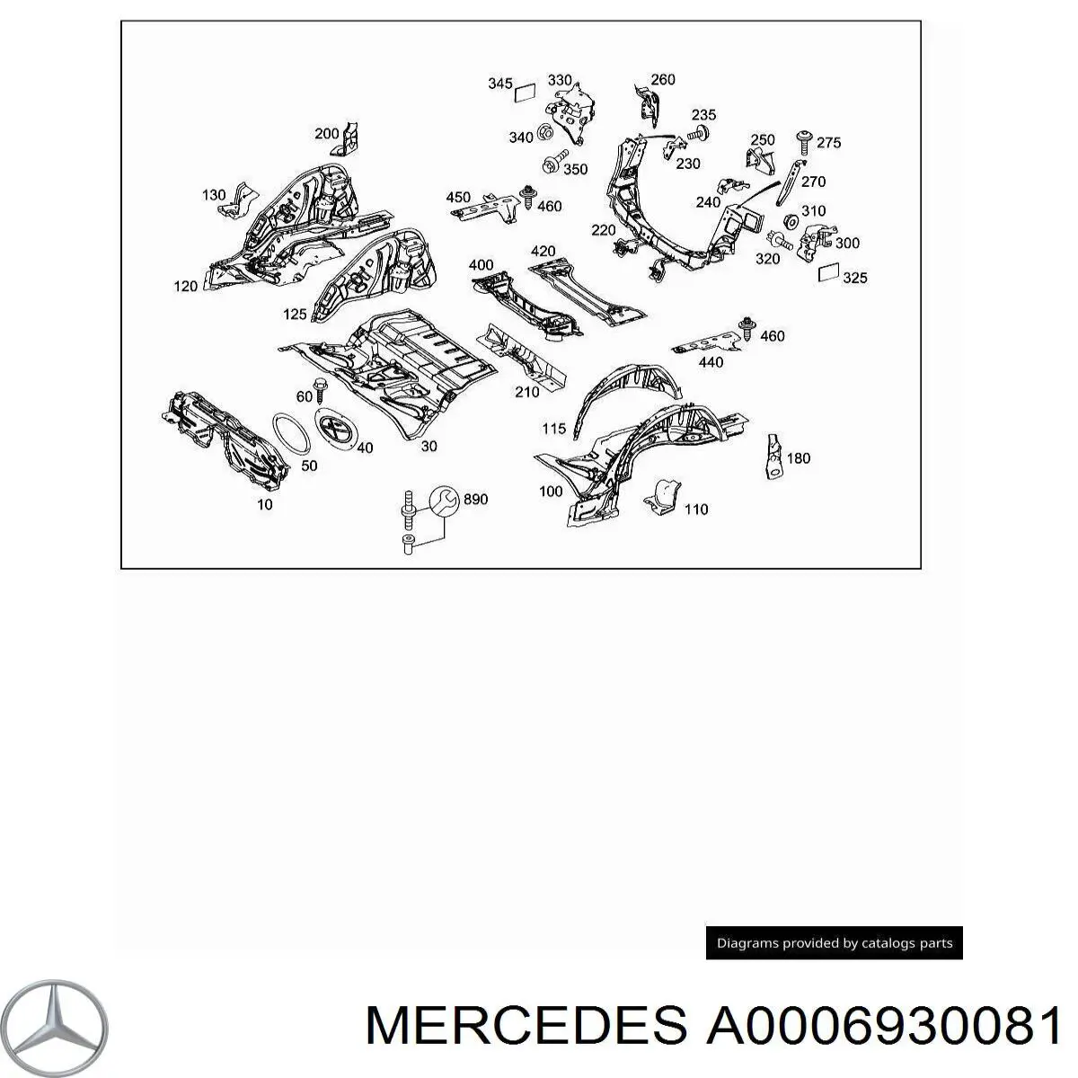 A0006930081 Mercedes 