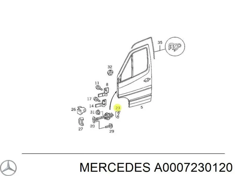 A0007230120 Mercedes