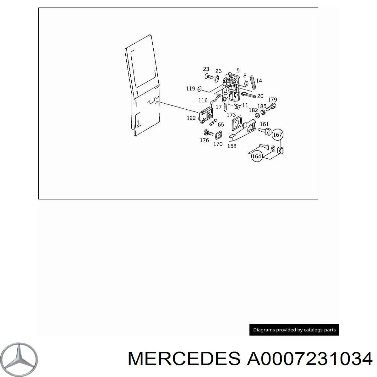 Mercedes A0007231034 precio, desde 4,84 EUR