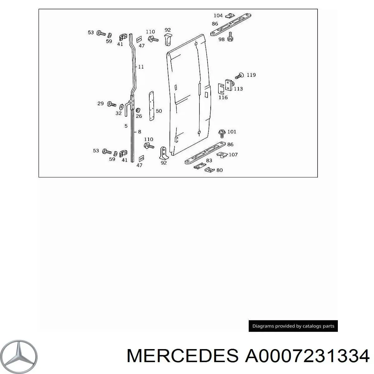 A0007231334 Mercedes 