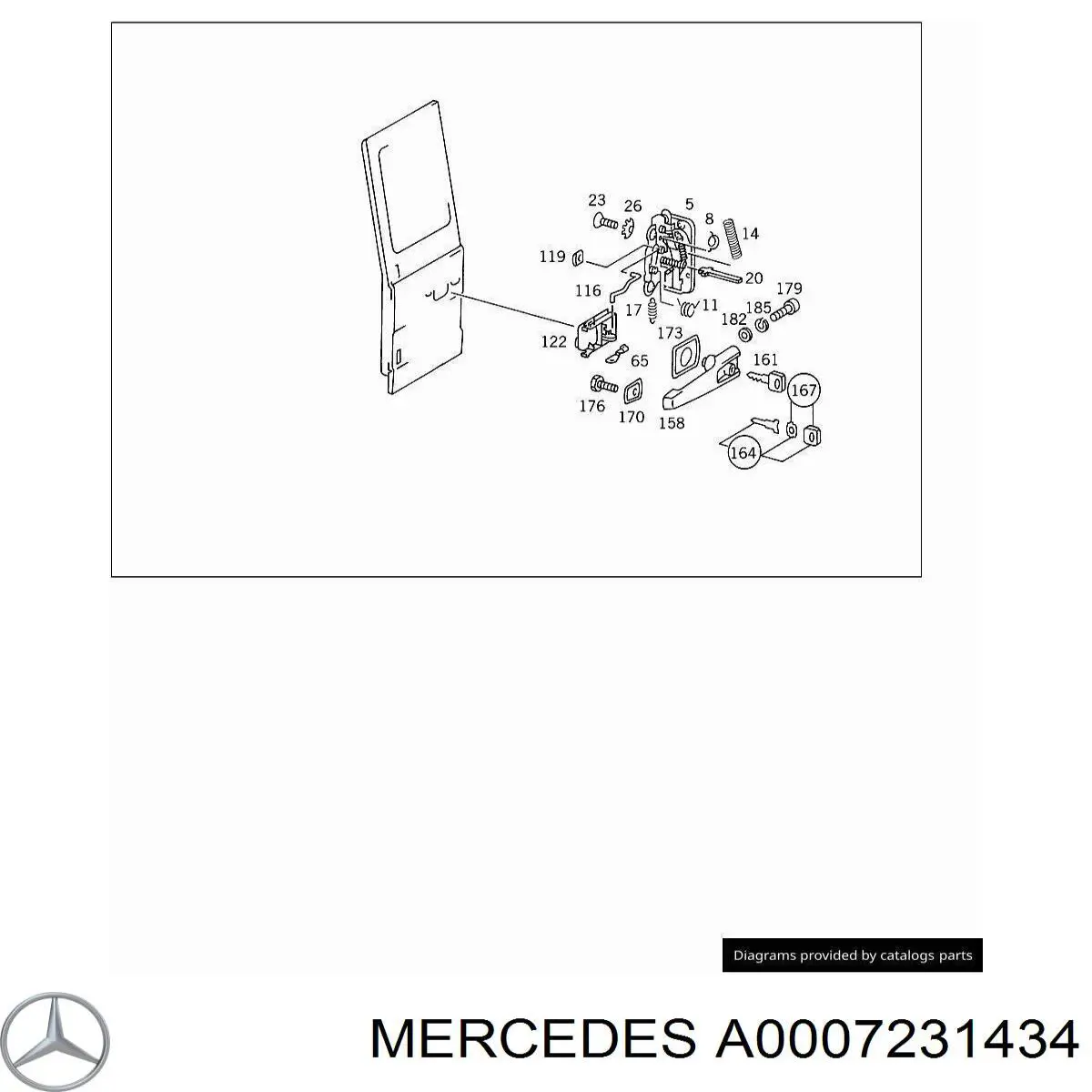 A0007231434 Mercedes 