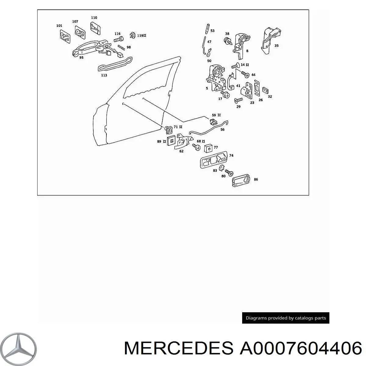  Mercedes A0007604406 precio, desde  