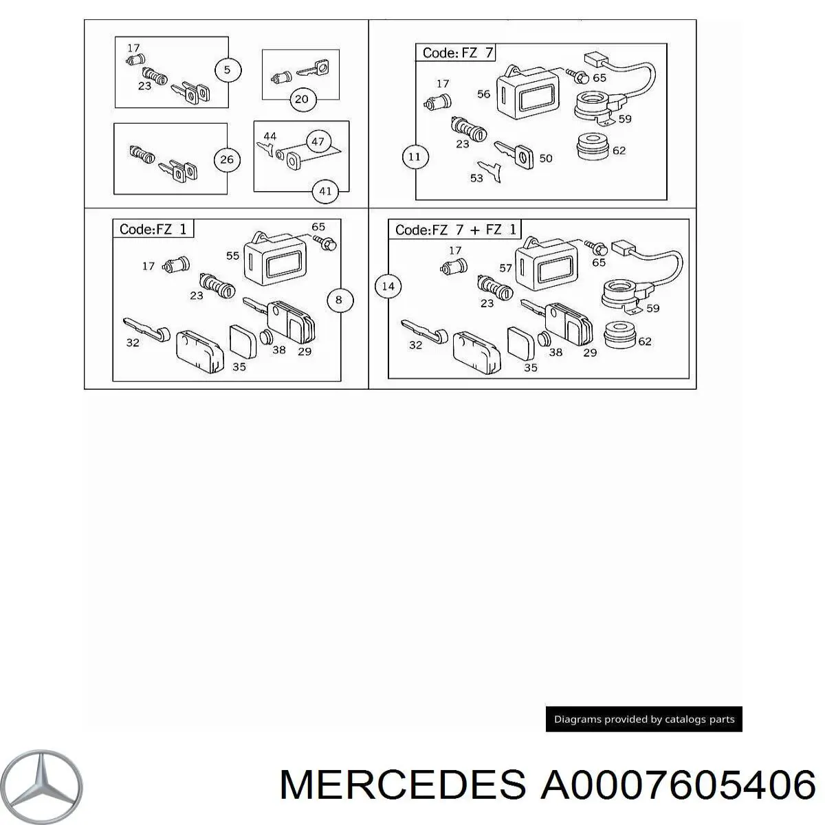 A0007605406 Mercedes