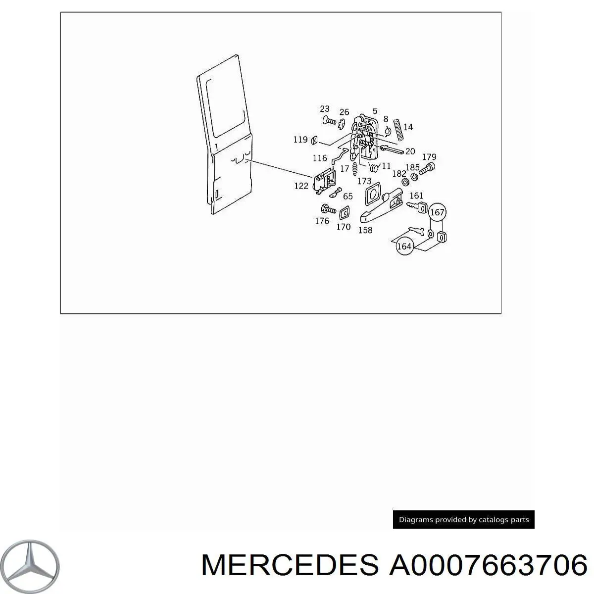  Mercedes A0007663706 precio, desde  