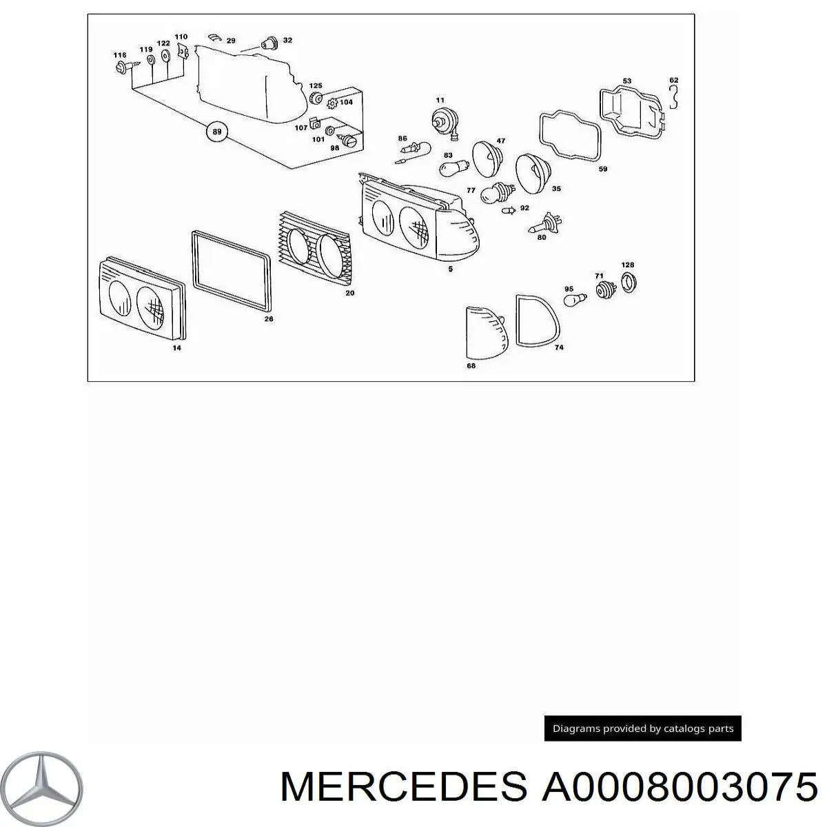 A0008003075 Mercedes