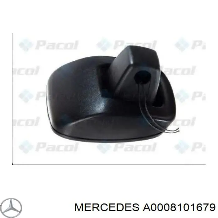 Retrovisor A0008101679 Mercedes