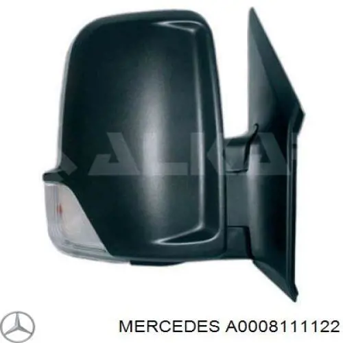 Cubierta de espejo retrovisor derecho Mercedes A0008111122 precio, desde 17,09 EUR