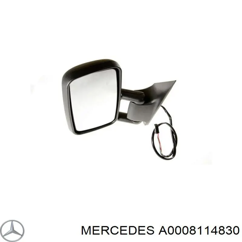 Espejo de retrovisor izquierdo A0008114830 Mercedes