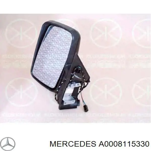 A0008115330 Mercedes espejo retrovisor derecho