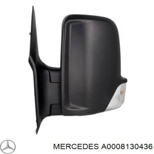 Cubierta interior de fijación del espejo izquierdo Mercedes A0008130436 precio, desde 25,43 EUR