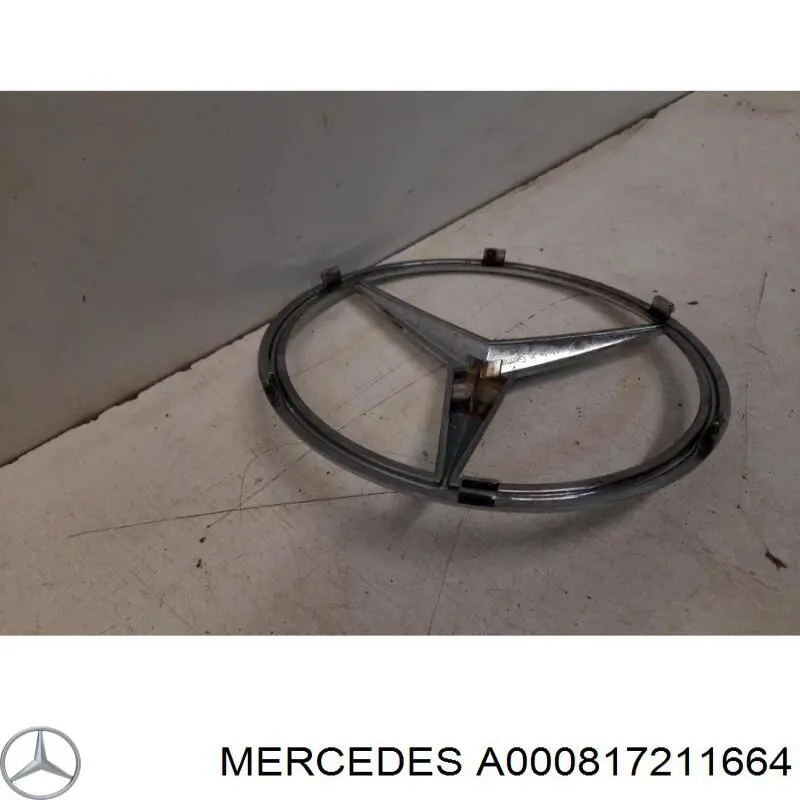 Emblema de la parrilla del radiador Mercedes 000817211664 precio, desde 78,71 EUR