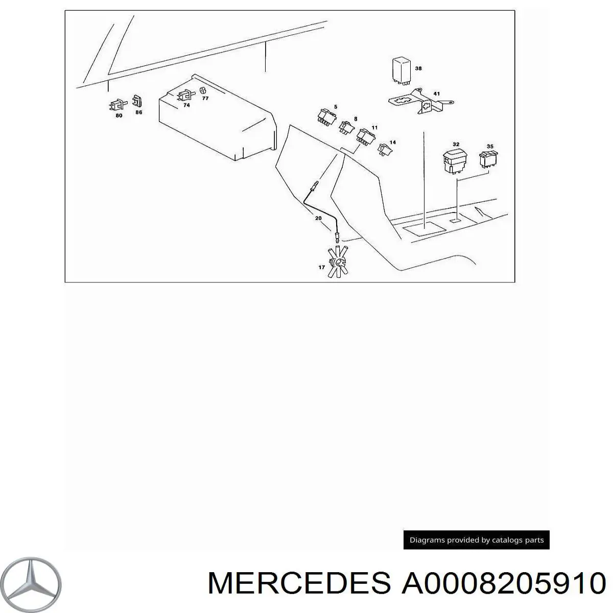 0008205910 Mercedes