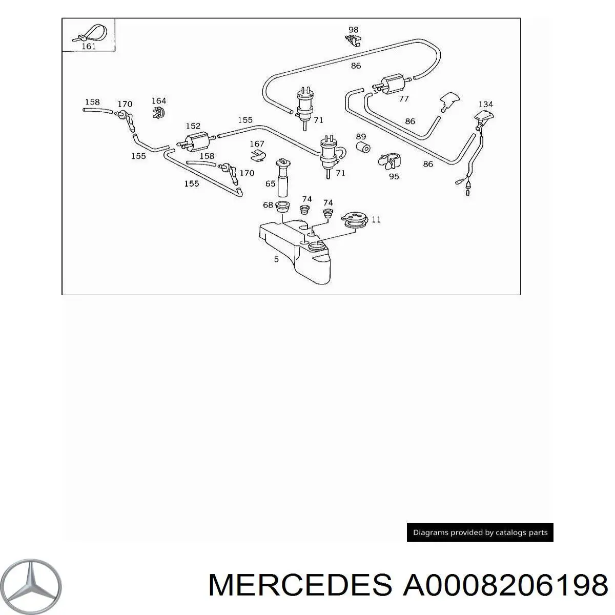  Mercedes A0008205998 precio, desde 36,04 EUR