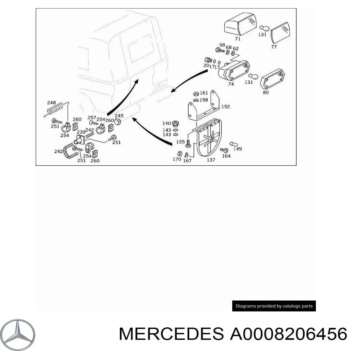 A000820645667 Mercedes piloto de marcha atrás