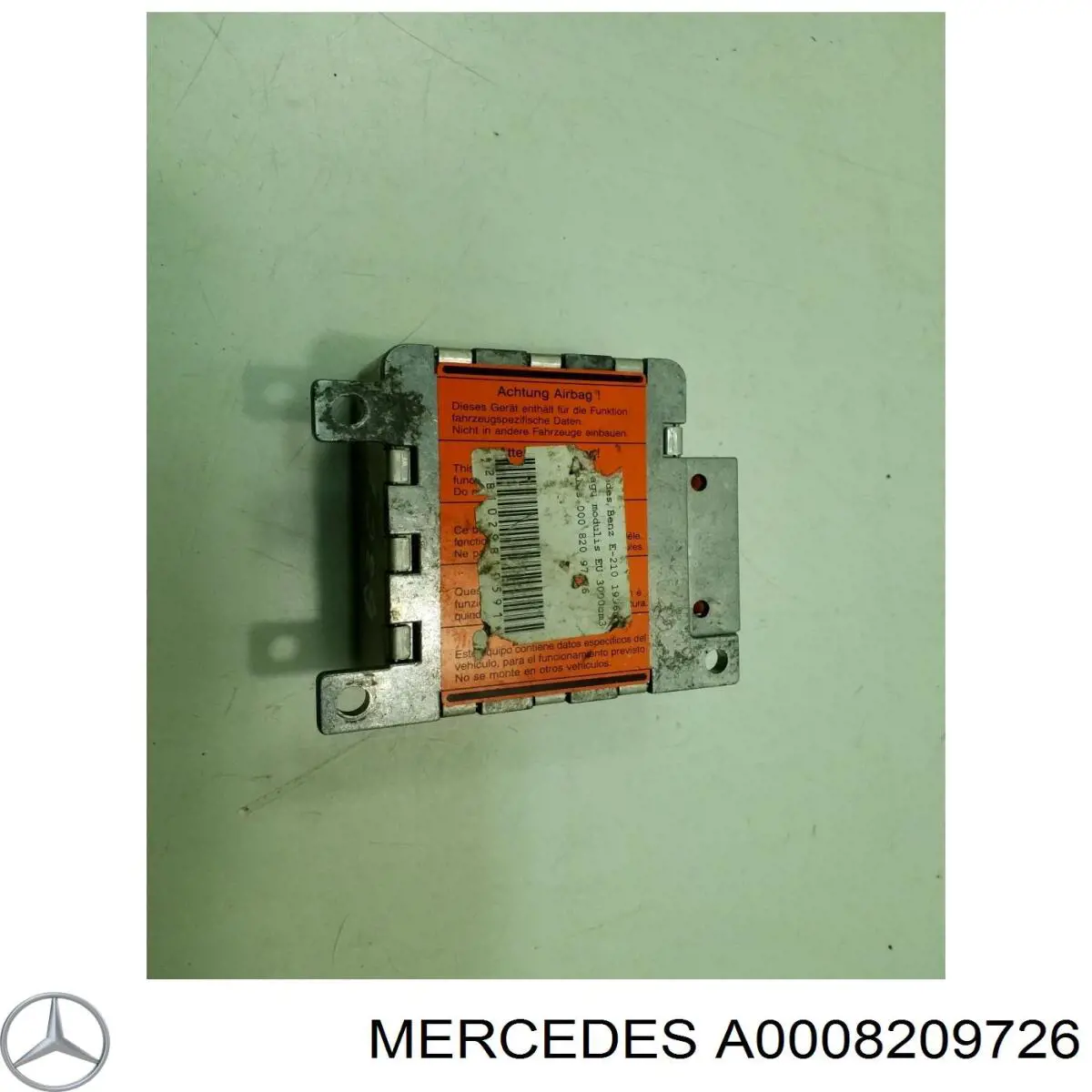 A0008209726 Mercedes sensor airbag delantero